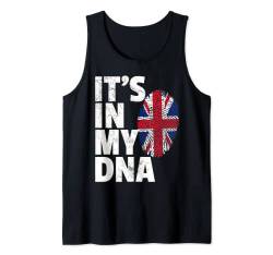IT'S IN MY DNA Union Jack Flag Official Pride Gift England Tank Top von Nation National Flag Pride Roots Family Matching