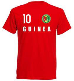 Nation Guinea T-Shirt Trikot Wappen FH 10 RO (S) von Nation