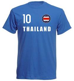 Nation Thailand T-Shirt Trikot Wappen FH 10 BL (S) von Nation