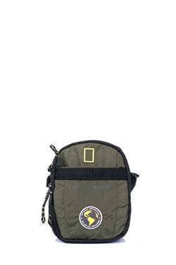 Tasche - Rahmentasche NATIONAL GEOGRAPHIC mit mehreren Reißverschlussfächern, Spezielles Handyfach für N16987 khaki von National Geographic