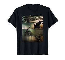 Bigfoot, Mothman, Nessie, Wendigo Original Cryptid Artwork T-Shirt von National Introvert Society