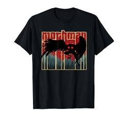 Retro Mothman - Original West Virginia Cryptid Artwork T-Shirt von National Introvert Society