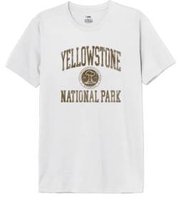 National Park Herren menapadts012 T-Shirt, weiß, L von National Park
