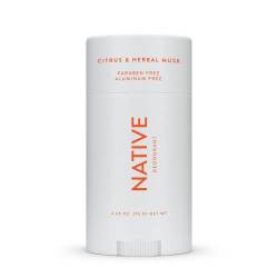 Native Deodorant - Natural Deodorant - Vegan, Gluten Free, Cruelty Free - Free of Aluminum, Parabens & Sulfates - Born in the USA - Citrus & Herbal Musk von Native