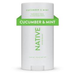 Native Deodorant - Natural Deodorant - Vegan, Gluten Free, Cruelty Free - Free of Aluminum, Parabens & Sulfates - Born in the USA - Cucumber & Mint von Native