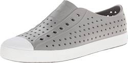 Native Unisex Jefferson Fashion Sneaker, Pigeon Grey/Shell White,9 US Men/11 US Women von Native