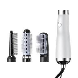 3-in-1-Haartrockner-Bürste, Haar-Volumizer-Bürste, Heißluft-Haarglätter-Bürste Für Müheloses Haar-Styling, Friseur-Werkzeug(Weiss) von Natudeco