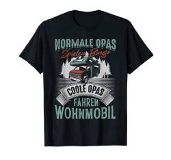 normale Opas spielen Bingo coole Opas fahren Wohnmobil T-Shirt von Natur Camping Wohnwagen Camper Zelt Lustig Mann