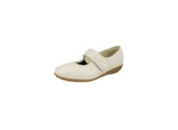 Klettschuh NATURAL FEET "Susanne" Gr. 35, weiß (beige) Damen Schuhe Riemchenballerina Schnallenschuhe von Natural Feet