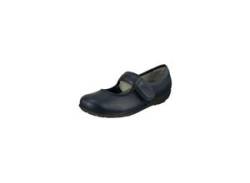 Klettschuh NATURAL FEET "Susanne" Gr. 40, blau (dunkelblau) Damen Schuhe Riemchenballerina Schnallenschuhe mit Memo-Latex-Fußbett von Natural Feet