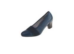 Pumps NATURAL FEET "Janine" Gr. 37, blau (dunkelblau) Damen Schuhe Elegante Pumps von Natural Feet