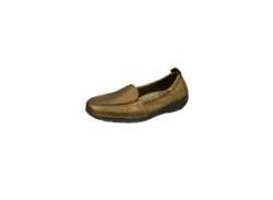 Slipper NATURAL FEET "Aurelia" Gr. 36, goldfarben Damen Schuhe Slip ons von Natural Feet