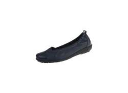 Slipper NATURAL FEET "Polina" Gr. 38, blau (dunkelblau) Damen Schuhe Slip ons von Natural Feet