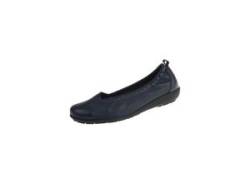 Slipper NATURAL FEET "Polina" Gr. 41, blau (dunkelblau) Damen Schuhe Slip ons von Natural Feet