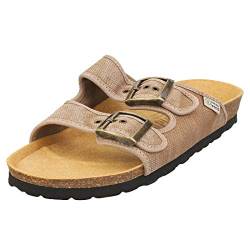 NATURAL WORLD ECO FRIENDLY Unisex 7001E-621-40 Flat Sandal, Beige, 40 EU von Natural World