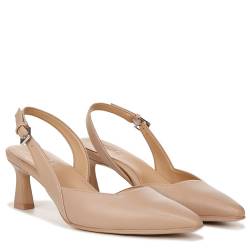 Naturalizer Dalary Pumps Heel Sandalen für Damen Wanderschuhe mit Contour+ Technologie für ganztägigen Komfort, mittlere Passform, Creme Brûlée Leder, 42 EU von Naturalizer