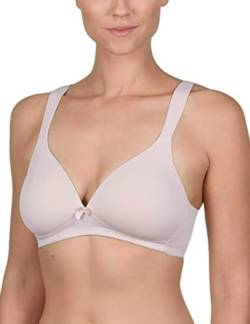 Naturana® BH Damen ohne Bügel [Cup A-D] I 100% Gepolsterte Träger I BH ohne Bügel mit nahtlosen Cups I Damen BH mit Unterbrustband 70 Light Beige A von Naturana