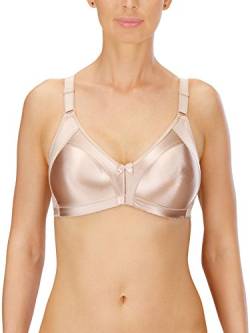 Naturana® Minimizer BH ohne Bügel [Cup B-G] I Maximaler Halt Dank durchdachter Schnittführung & Breiten Trägern I Eleganter BH Minimizer für eine optisch kleinere Cupgröße 80 Light Beige B von Naturana