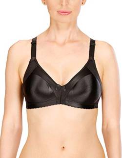 Naturana® Minimizer BH ohne Bügel [Cup B-G] I Maximaler Halt Dank durchdachter Schnittführung & Breiten Trägern I Eleganter BH Minimizer für eine optisch kleinere Cupgröße 80 Schwarz C von Naturana