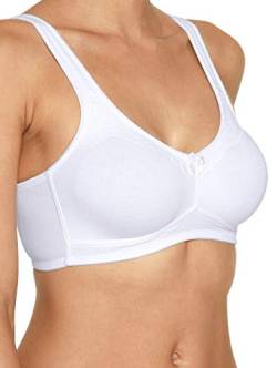 Naturana Damen Moulded Soft Cup Bra Geformter BH, White, 40B von Naturana