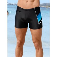 Witt Herren Badehose, schwarz-smaragd von Naturana