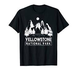 Yellowstone Park Vintage Natur Berg und Bäume Design T-Shirt von Nature Lover Plants And Trees Design Gifts