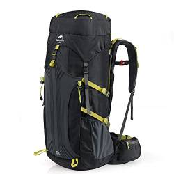 Naturehike Wanderrucksack 55L Herren Damen Ultraleichter Wasserdichter Trekkingrucksack Reiserucksack für Backpacking, Wandern, Outdoor, Camping von Naturehike