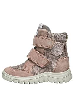 Naturino GEMINAE 2 WP-Stiefel aus Veloursleder und Stoff, Rosa 23 von Naturino