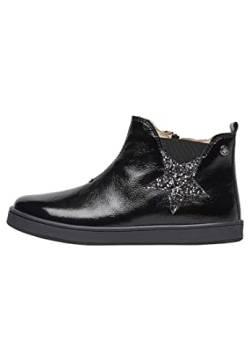 Naturino Glamy Star Stiefelette, Black Silver, 21 EU von Naturino