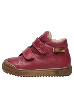 Naturino NEW MULAZ VL-Schuh aus Leder mit Futter aus Kunst-Shearling rot 26 von Naturino