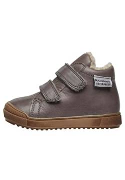 Naturino New MULAZ VL-Schuhe aus Leder mit Futter aus Kunst-Shearling, grau 30 von Naturino