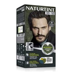Naturtint Men Biobasiert | Ammoniakfreie permanente Färbung für Männer | 100% graue Haare & Bartfärbung | Natürliche & lang anhaltende Farbe | Natürliche Inhaltsstoffe | 3N Dunkelbraun… von Naturtint