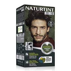 Naturtint Men Biobasiert | Ammoniakfreie permanente Färbung für Männer | 100% graue Haare & Bartfärbung | Natürliche & lang anhaltende Farbe | Natürliche Inhaltsstoffe | 4N Naturbraun… von Naturtint