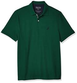 Nautica Herren Classic Short Sleeve Solid Polo Shirt Poloshirt, Tidal Green, Klein von Nautica