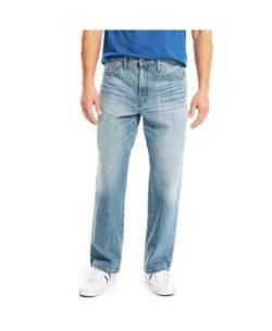 Nautica Herren Loose Fit 5 Pocket Hose Jeans, Hakenschnur blau, 38W / 30L von Nautica
