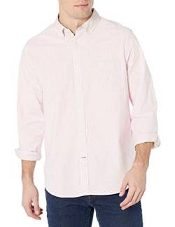 Nautica Herren Nautica Men's Long Sleeve Poplin Shirt Button Down Hemd, Orchid Pink, S EU von Nautica
