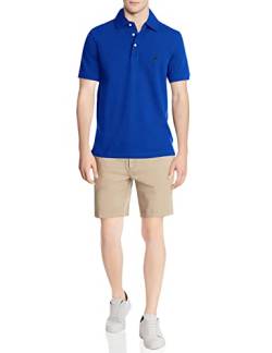 Nautica Herren Short Sleeve Solid Stretch Cotton Pique Polo Shirt Poloshirt, Helles Kobaltblau, X-Groß von Nautica