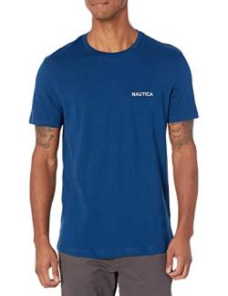 Nautica Herren T-Shirt mit Rundhalsausschnitt, Größe S von Nautica