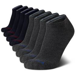 Nautica Men's Athletic Socks - Cushioned Low Cut Socks (8 Pack), Size Shoe size: 6-12.5, Navy/Gray von Nautica