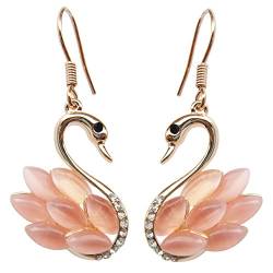 Navachi - Basismetall, vergoldet mit 18 kt Marquiseschliff pink/rosa Opale von Navachi