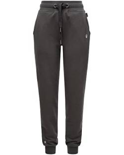 Navahoo Damen Jogginghose Sweathose Sporthose Freizeithose Schmusekätzchen XS-3XL (DE/NL/SE/PL, Alphanumerisch, M, Regular, Regular, Dunkel Grau) von Navahoo