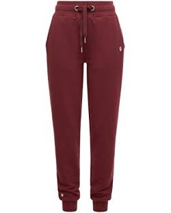 Navahoo Damen Jogginghose Sweathose Sporthose Relaxhose Schmusekätzchen Bordeaux Gr. S von Navahoo