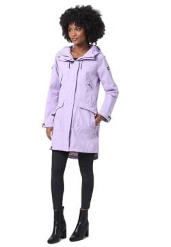 Navahoo Damen Parka Übergangsjacke mit Kapuze Frühlings Jacke B920 [B920 - Light-Lila Größe L - Gr. 40] von Navahoo