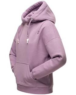 Navahoo Damen Sweatshirt Kapuzenpullover Hoodie Oversized Zuckerbärchen Dark Lilac Gr. S von Navahoo