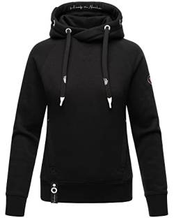 Navahoo Damen Sweatshirt Kapuzenpullover Kapuzen Hoodie Sweater Liebesmäuschen Schwarz Gr: 36 - S von Navahoo