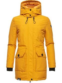 Navahoo Damen Warmer Winter Kurzmantel Blizzardstorm Yellow Gr. L von Navahoo