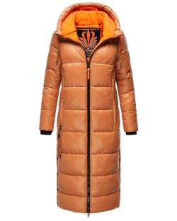 Navahoo Damen Winter Steppmantel lange Winterjacke Parka mit Kapuze Schmuseengel XS - XXL (DE/NL/SE/PL, Alphanumerisch, XXL, Regular, Regular, Rusty Cinnamon) von Navahoo