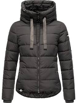 Navahoo Damen mitteldick gefütterte Winter Steppjacke Amayaa Anthracite Gr. L von Navahoo