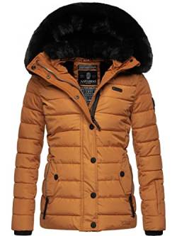 Navahoo Damen warme Winter Steppjacke mit Abnehmbarer Kapuze Milianaa Rusty Cinnamon Gr. L von Navahoo