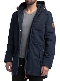 Navahoo Herren Winterjacke Wintermantel Manaka Blau Gr. S von Navahoo